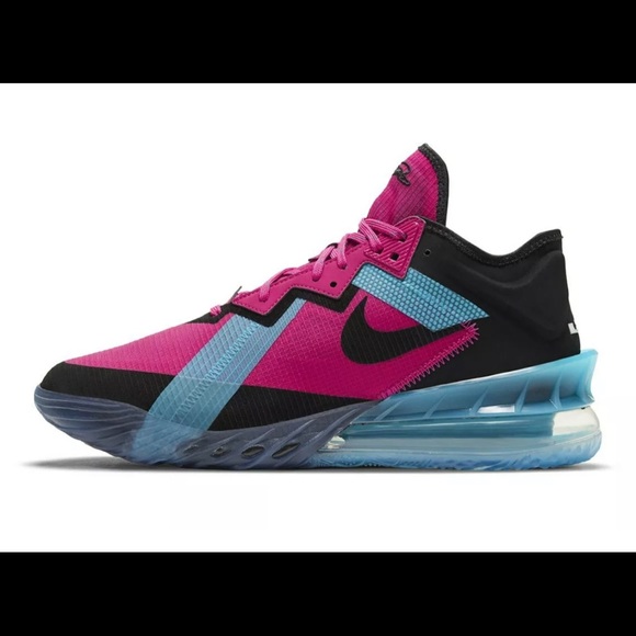 Nike Lebron XVIII Low Neon Lights Fireberry CV7562 - Picture 2 of 10